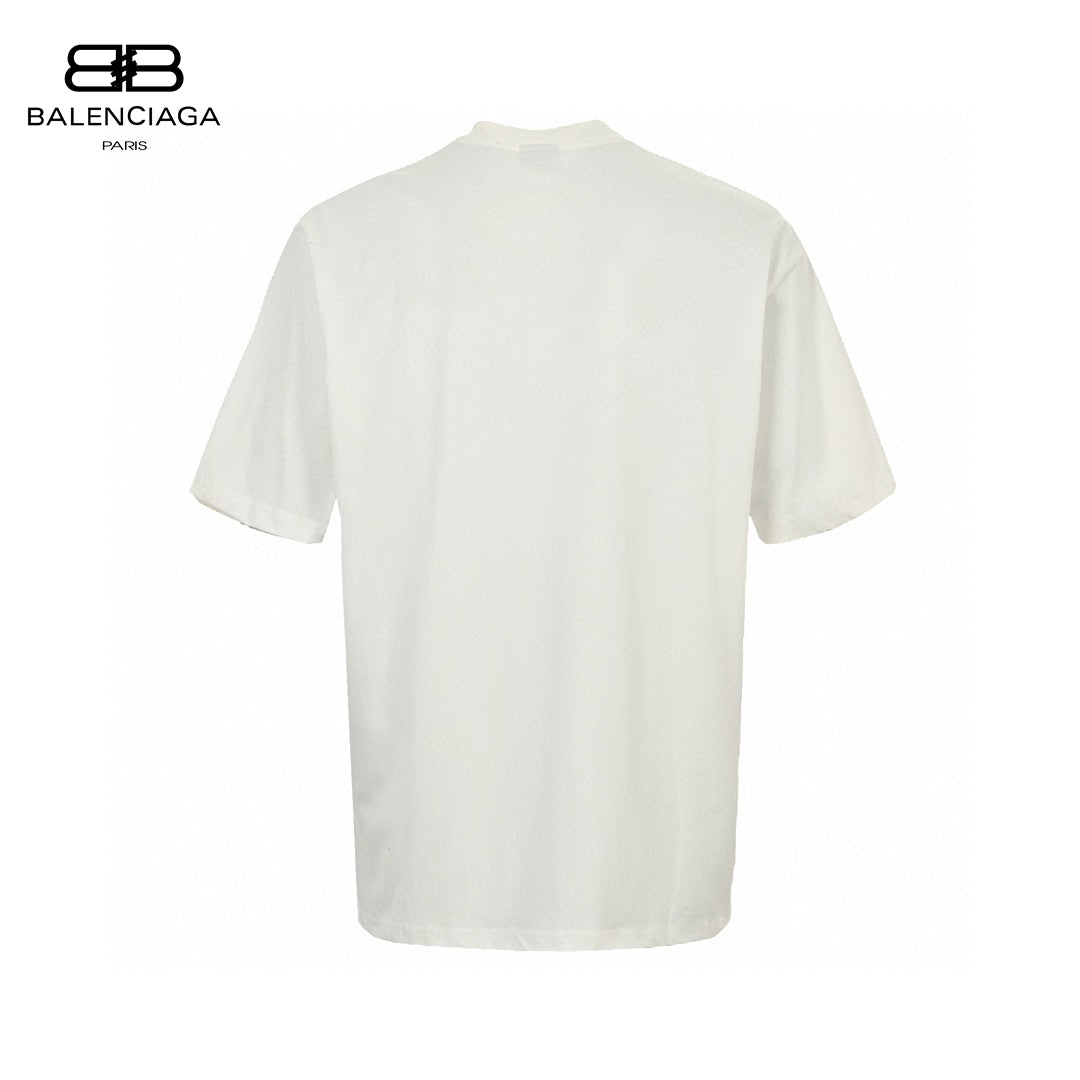 T-shirt blanc Balenciaga CD Graphic