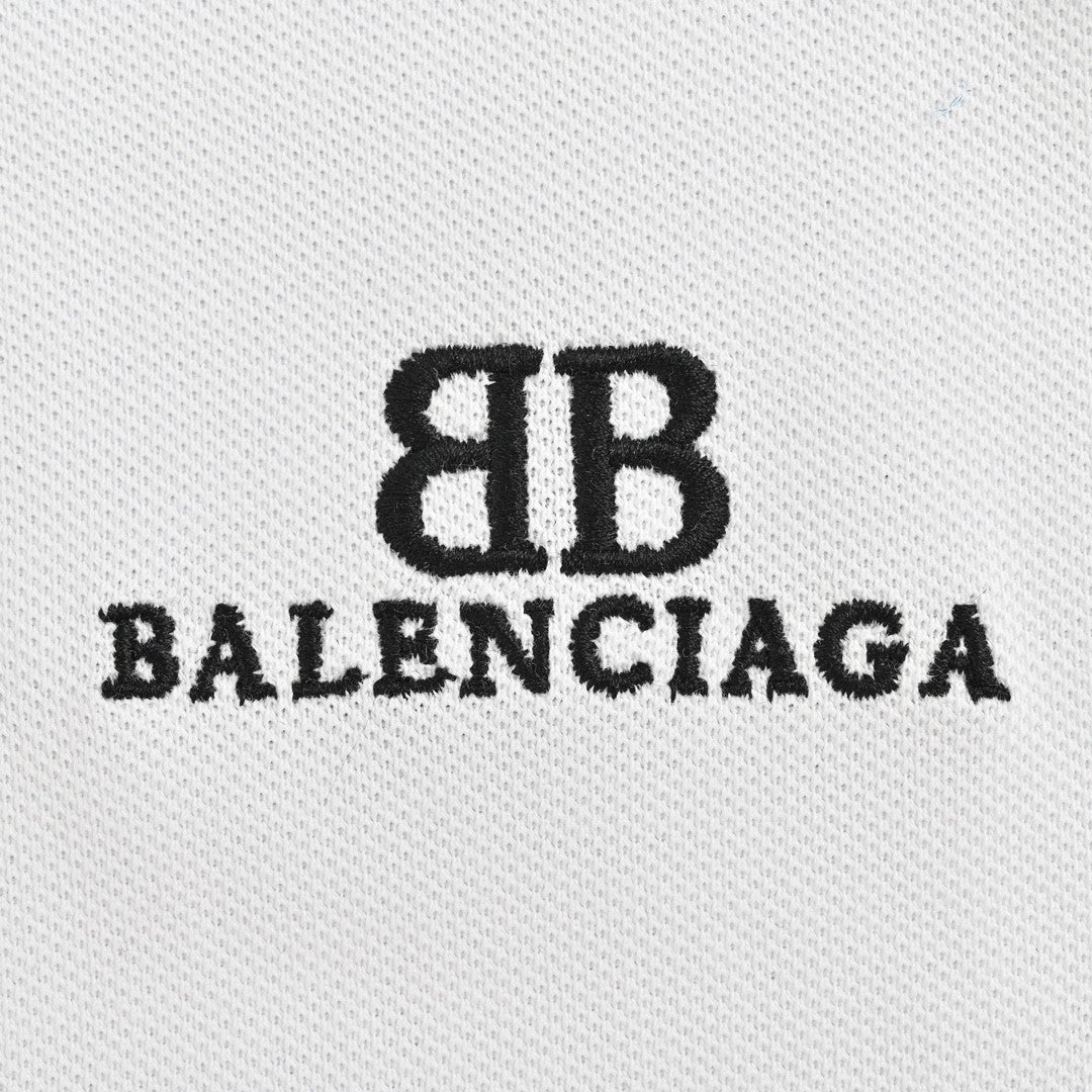 Polo Balenciaga à logo classique