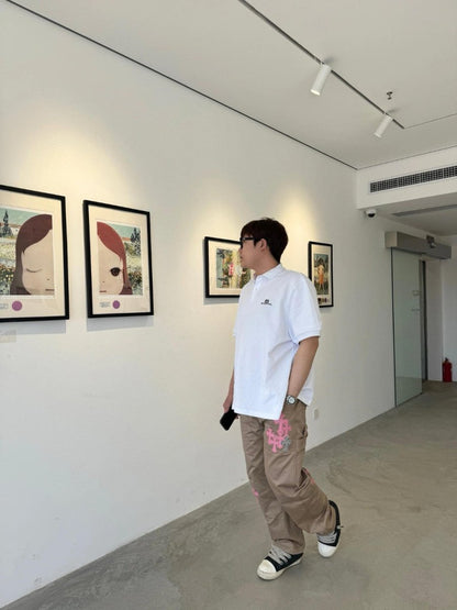 Polo Balenciaga à logo classique