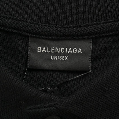 Polo Balenciaga à logo classique (noir)