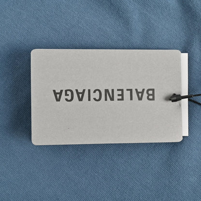 T-shirt Balenciaga Double B Bitcoin (Bleu)