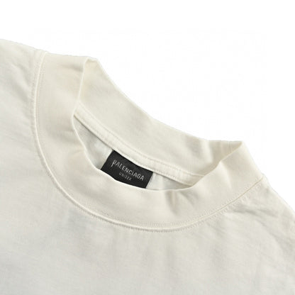 T-shirt Balenciaga à ourlet à franges