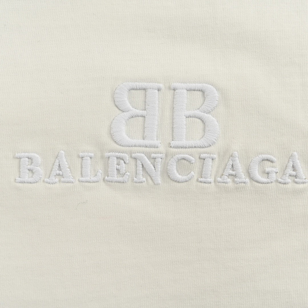 T-shirt Balenciaga à ourlet à franges