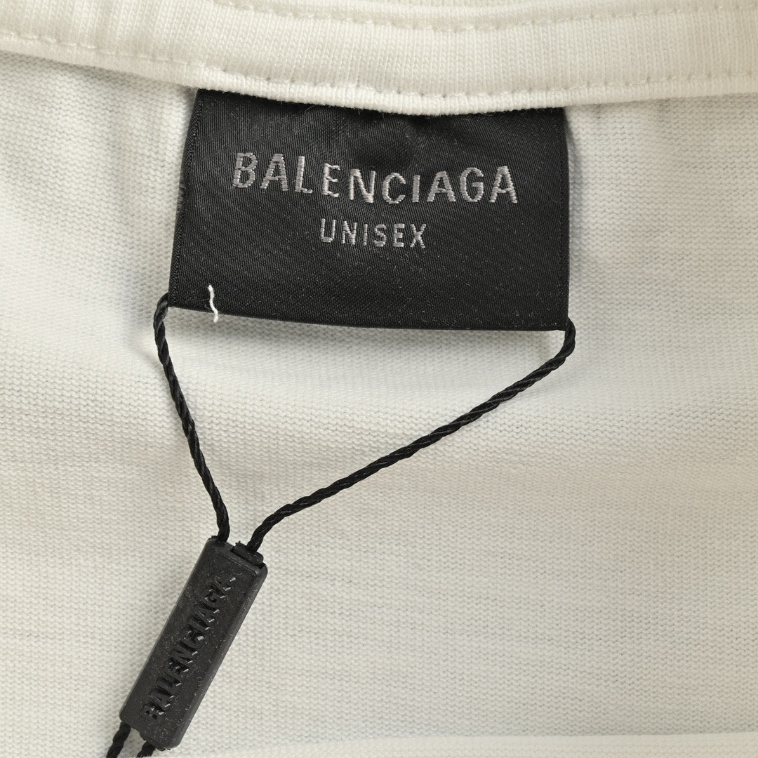 T-shirt Balenciaga à ourlet à franges
