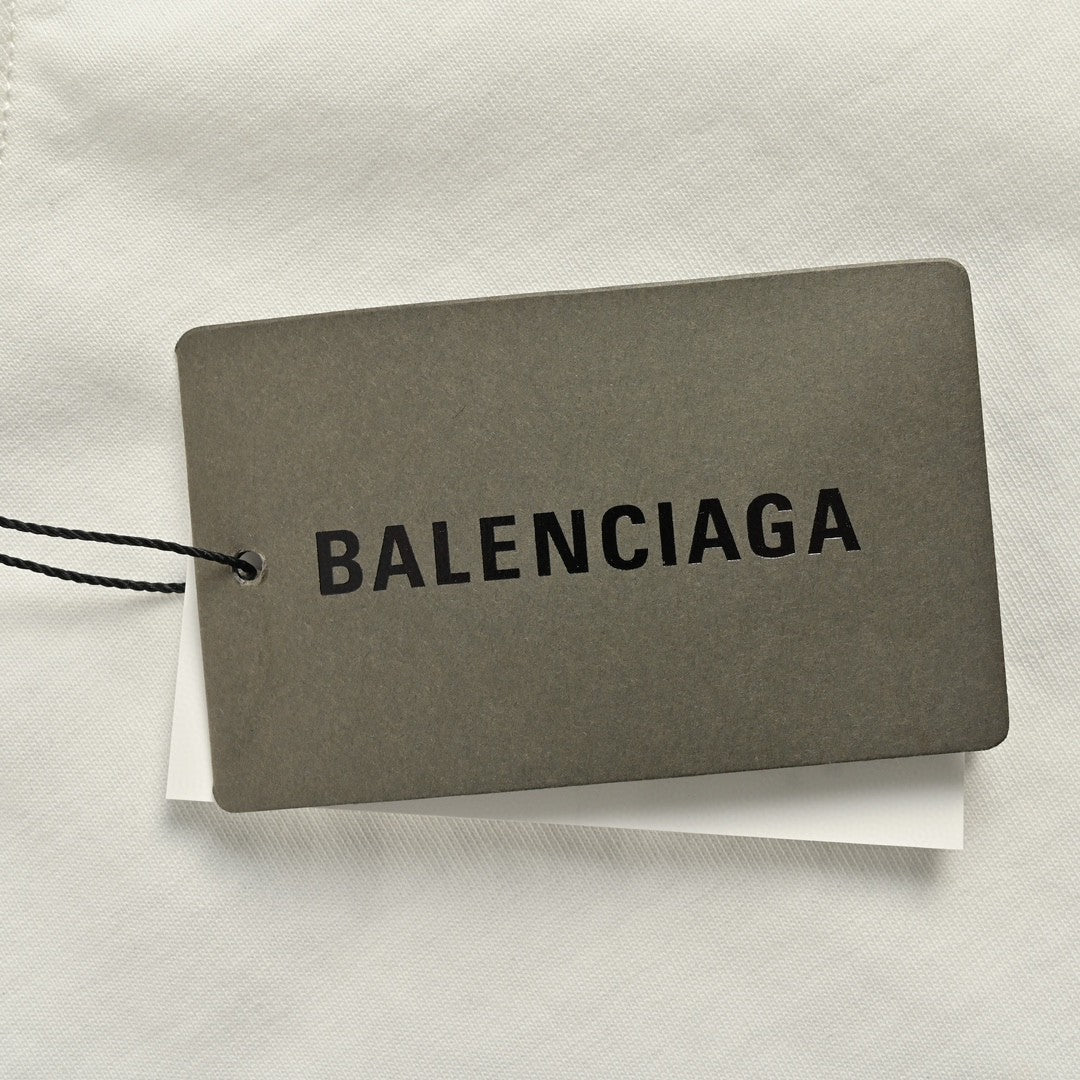 T-shirt Balenciaga à ourlet à franges