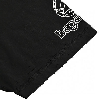 T-shirt noir graphique Balenciaga