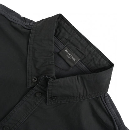 Chemise Balenciaga à logo imprimé au dos