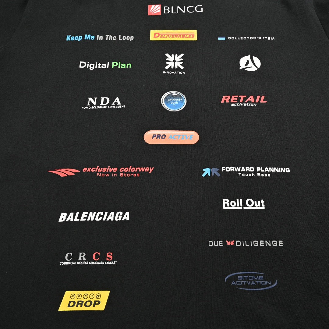 T-shirt à logo Balenciaga