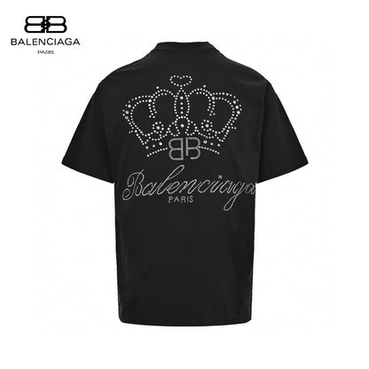 T-shirt noir uni Balenciaga