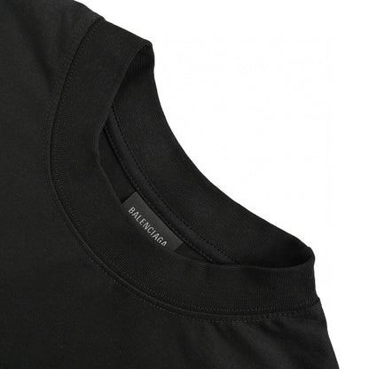 T-shirt noir uni Balenciaga
