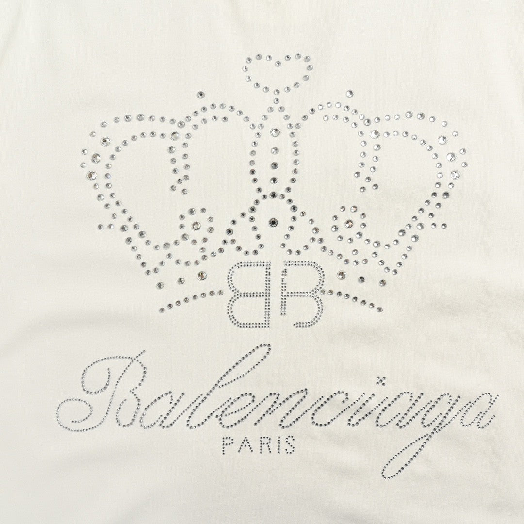 T-shirt blanc uni Balenciaga