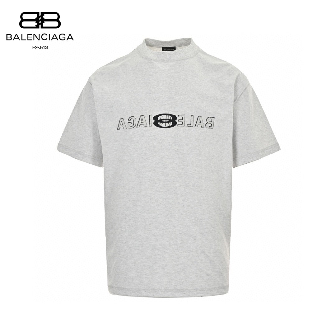 T-shirt Balenciaga à logo réfléchissant