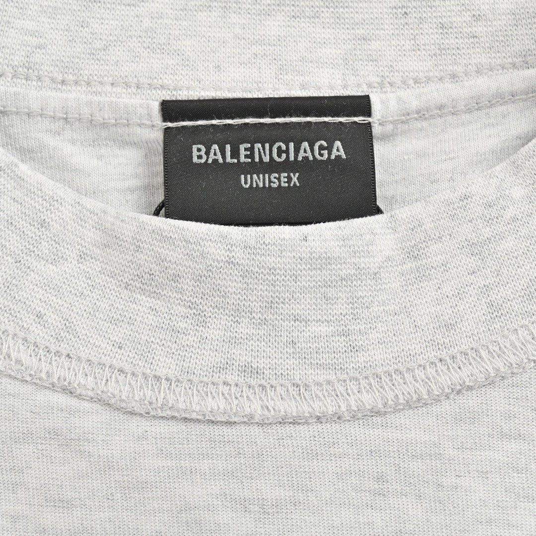 T-shirt Balenciaga à logo réfléchissant
