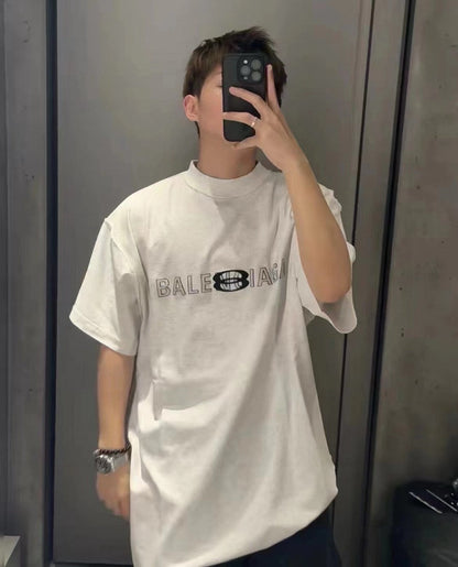 T-shirt Balenciaga à logo réfléchissant