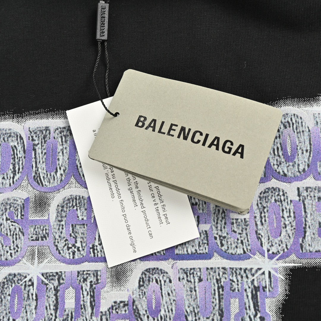 T-shirt Balenciaga - Conception de texte et de graphisme