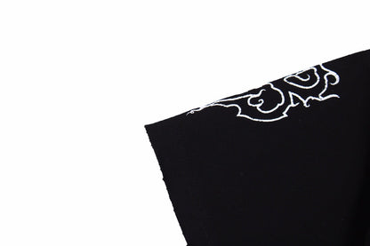 T-shirt Balenciaga avec logo flamme gothique