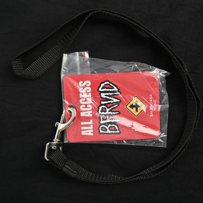 T-shirt Balenciaga Tour avec cordon (noir)