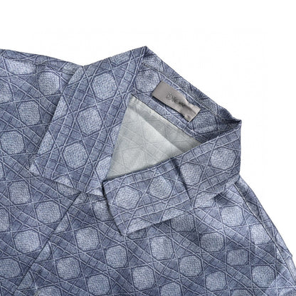 Chemise Dior à manches courtes à motif géométrique