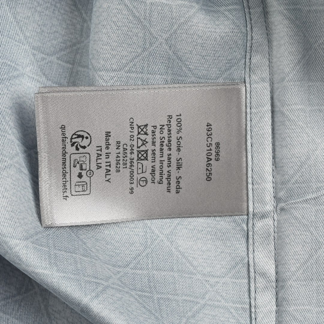Chemise Dior à manches courtes à motif géométrique