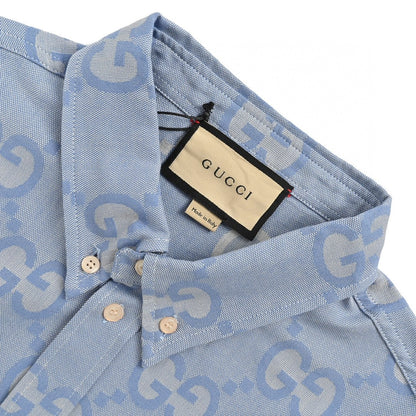 Chemise en jean Gucci à logo intégral