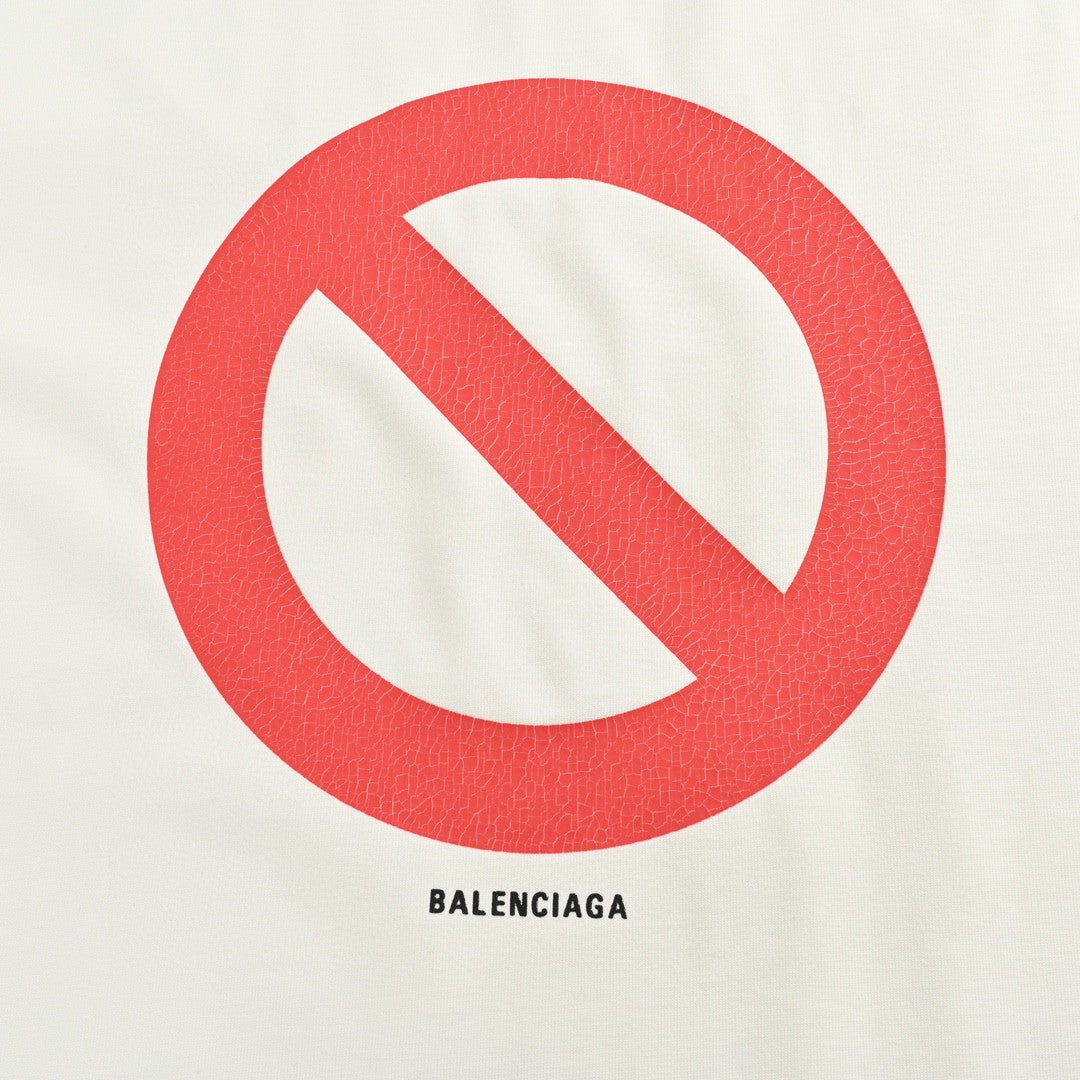T-shirt Balenciaga - Symbole de la Prohibition