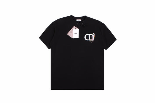 T-shirt Dior avec logo CD floral