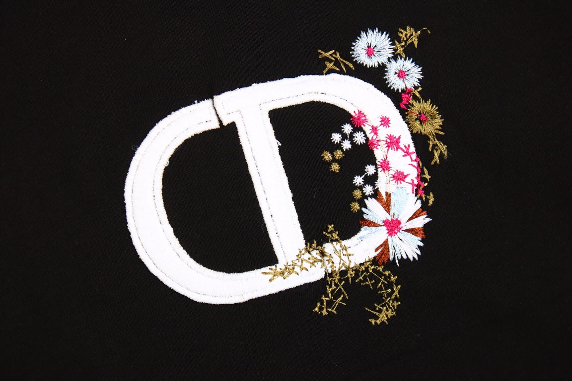 T-shirt Dior avec logo CD floral