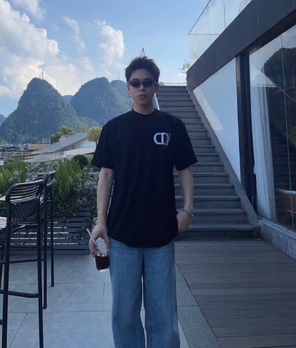 T-shirt Dior avec logo CD floral