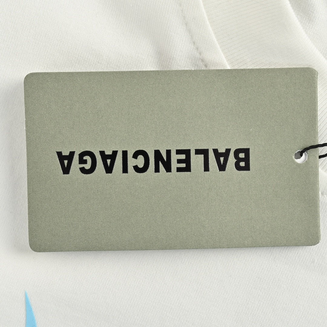 T-SHIRT BLANC BALENCIAGA x VETEMENTS LOGO