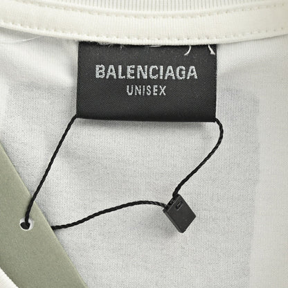 T-SHIRT BLANC BALENCIAGA x VETEMENTS LOGO