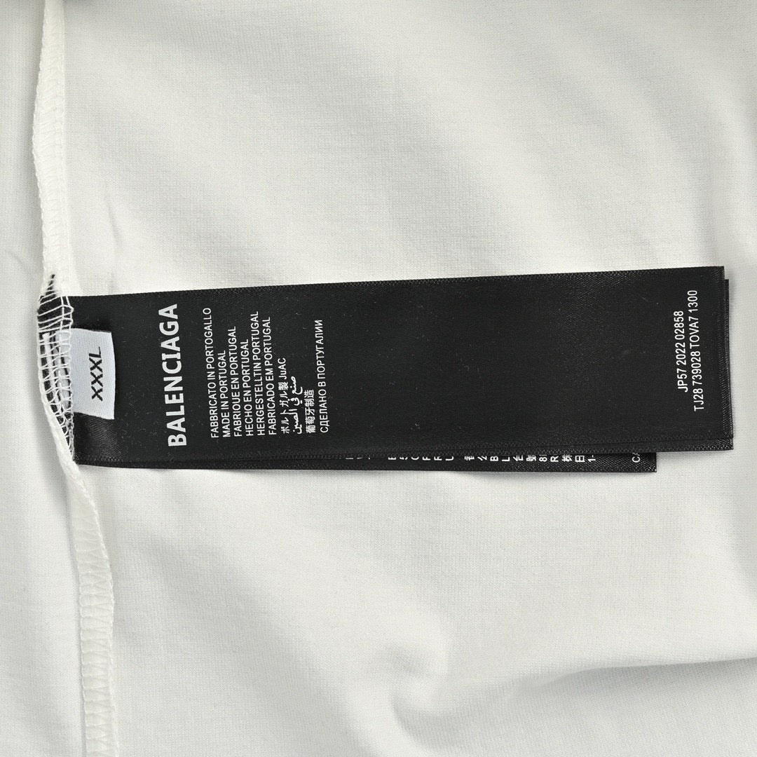 T-SHIRT BLANC BALENCIAGA x VETEMENTS LOGO