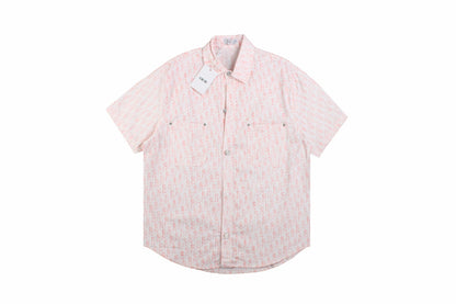 Chemise Dior Monogram (Rose/Blanc)