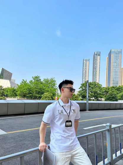 Polo Dior à motif floral