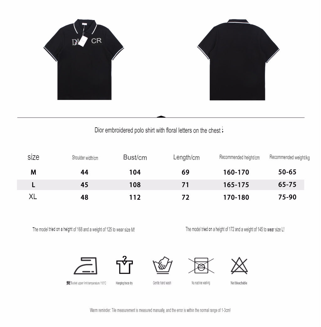 Polo Dior à motif floral