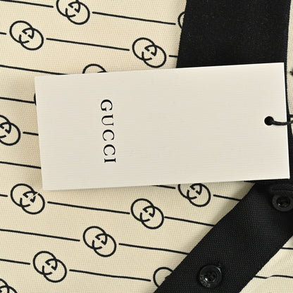 Polo Gucci beige à motif GG