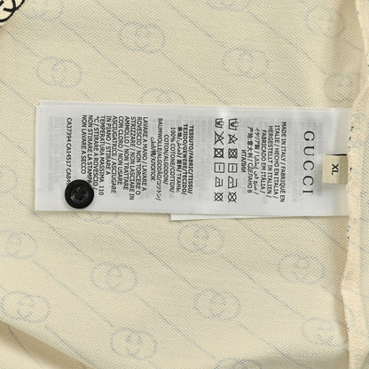Polo Gucci beige à motif GG