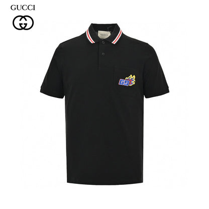 Polo Gucci à logo flamme