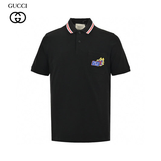 Polo Gucci à logo flamme
