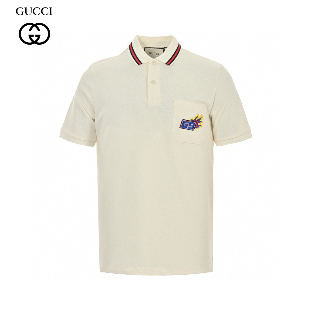 Polo Gucci à logo flamme