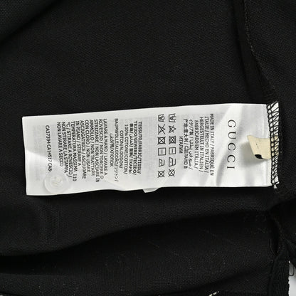 Polo Gucci à motif GG noir