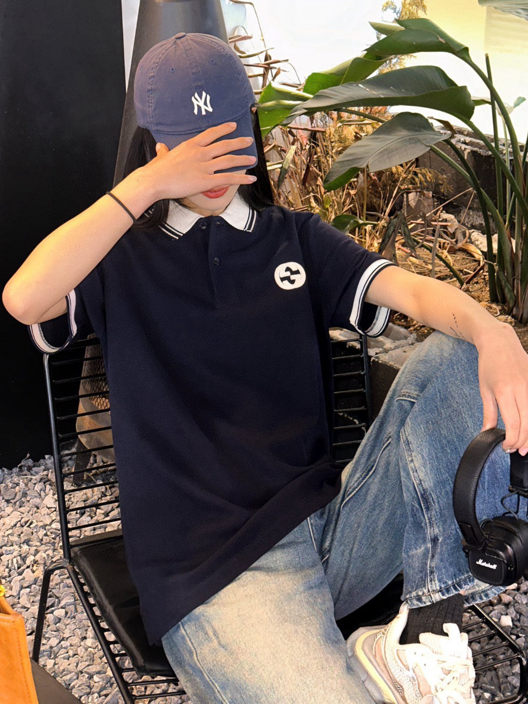 Polo Gucci bleu marine 