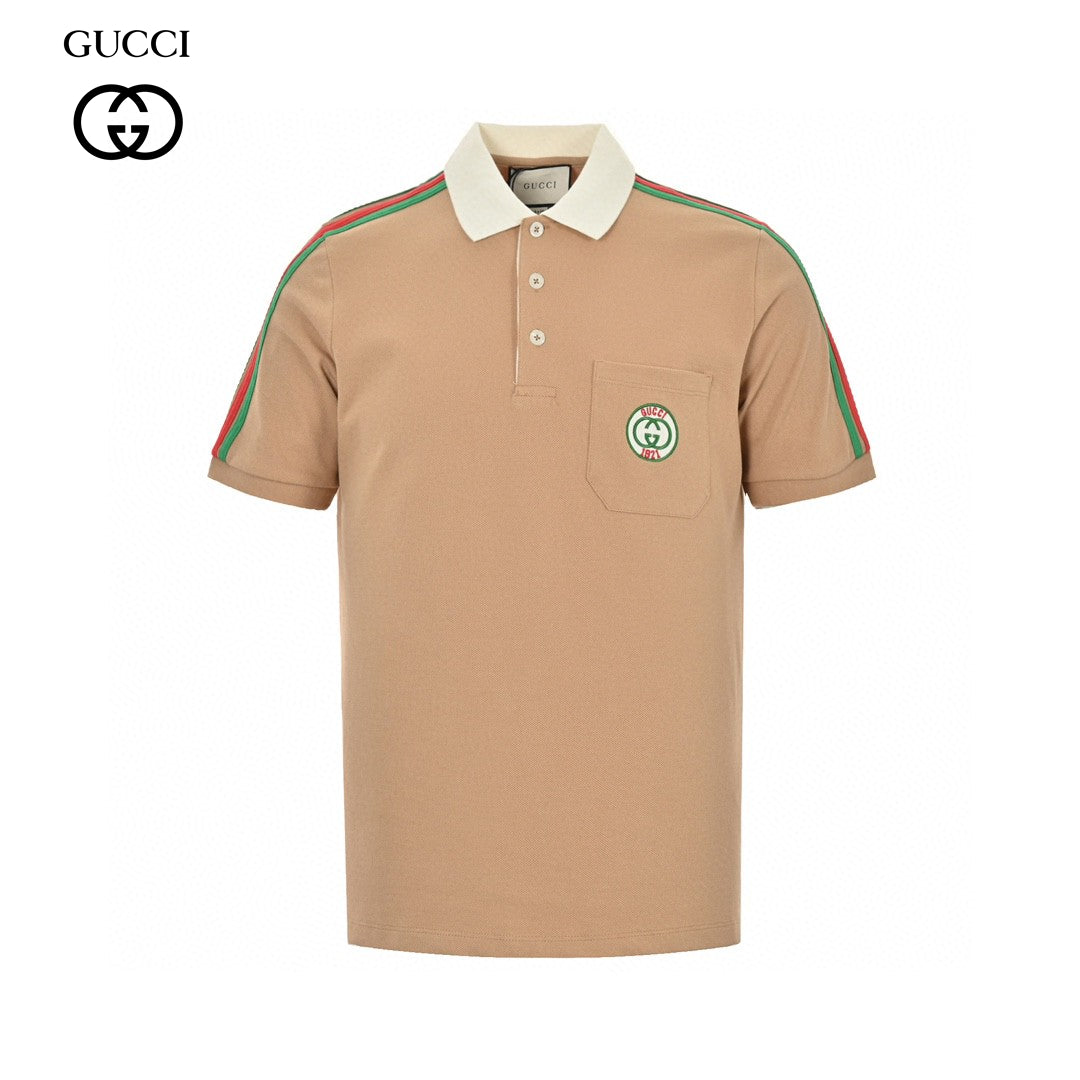 Polo Gucci à manches rayées