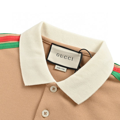 Polo Gucci à manches rayées