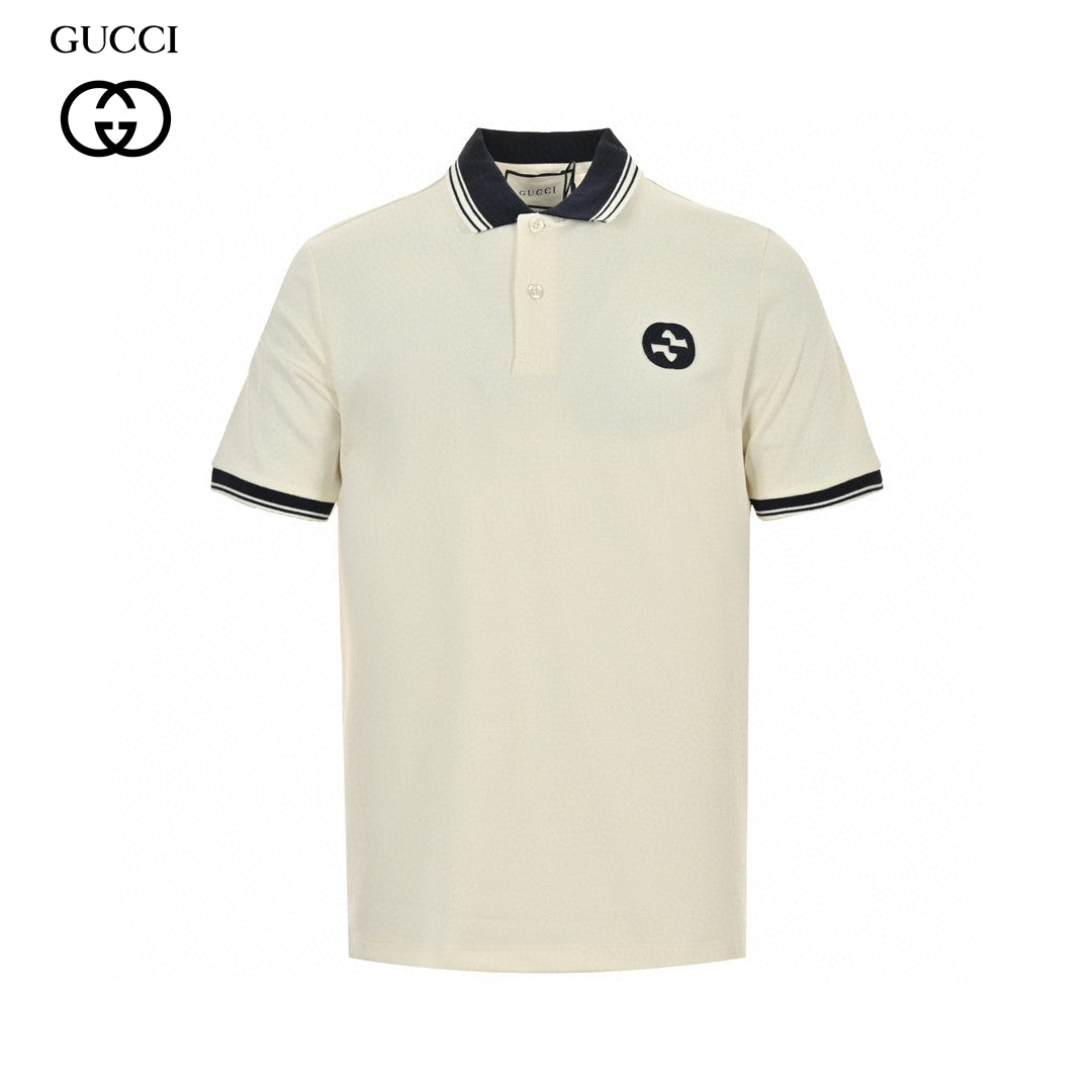 Polo à écusson logo Prada