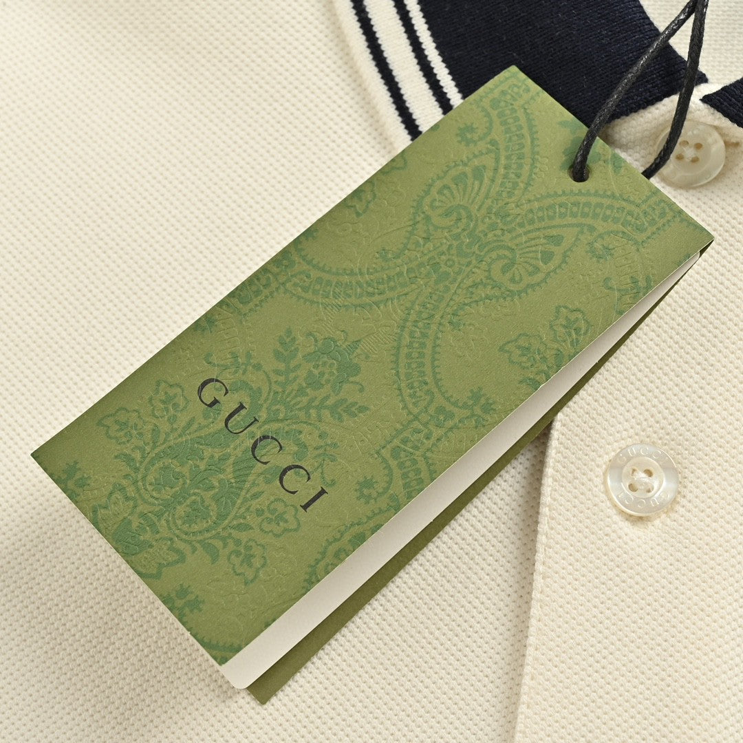 Polo à écusson logo Prada