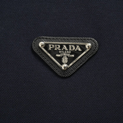 Polo à écusson logo Prada