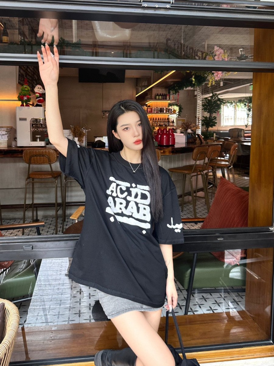 T-shirt noir Balenciaga Acid Arab