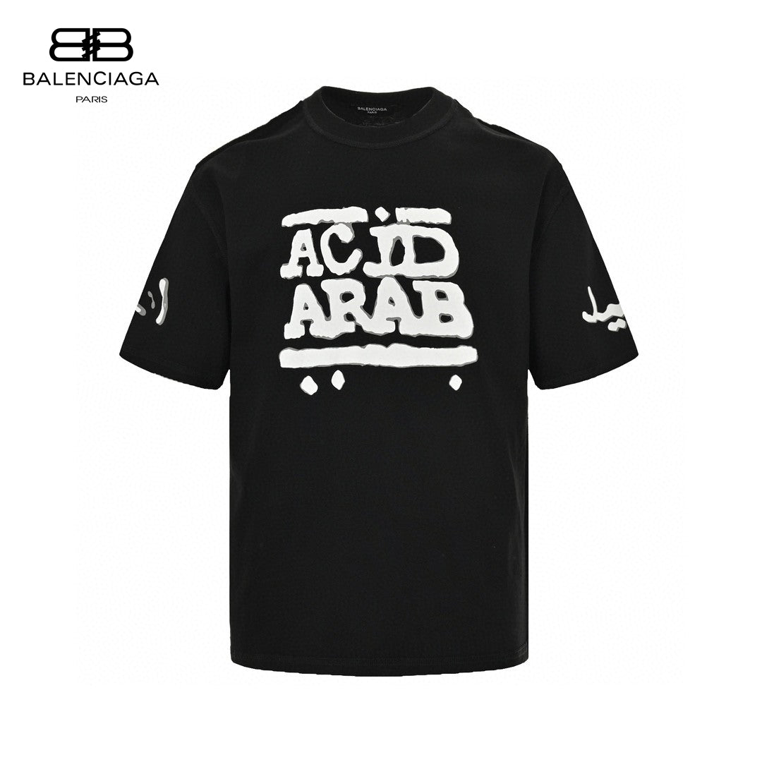 T-shirt Balenciaga Acid Arab (noir)