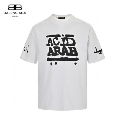 T-shirt Balenciaga Acid Arab (blanc)