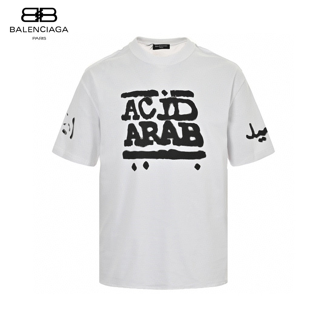 T-shirt Balenciaga Acid Arab blanc